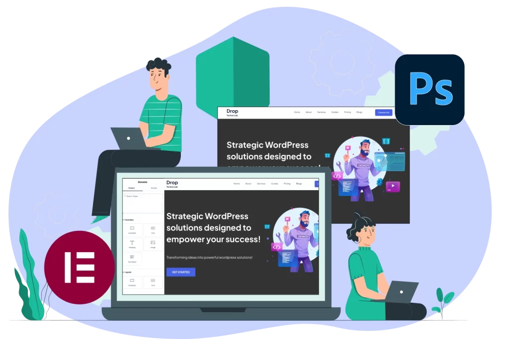 PSD to Elementor